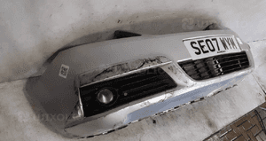 Zderzak przód przedni opel zafira b ii 2 Z157 srebrny halogeny 5