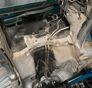 mercedes ml gl 164 Osłony termiczne wyciszenie blacha  osłona 4