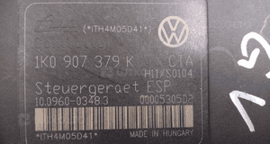 VW TOURAN AUDI SKODA SEAT pompa ABS 1K0907379K / 1K0614517H 5