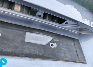 Klapa Bagaznika Szyba Srebrna Szara Audi A3 8P Sportback 5 D Drzwi 23