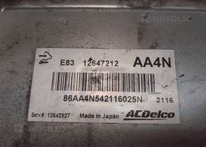 KOMPUTER STEROWNIK OPEL ASTRA J 1.6 2012 12647212 ORYGINAŁ WYSYŁKA! 4