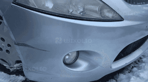 Mitsubishi Grandis zderzak przód przedni grill halogen A19 3