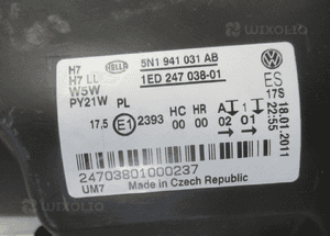 Lampa przednia przód lewa vw tiguan i 1 5N1 2007-2011 10