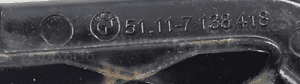 Kratka zderzaka prawa przód przednia bmw E90 E91 7138418 2008-2012 lift 5