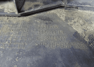 Zderzak bmw 5 F10 F11 lift przód pdc 6 7331706 14