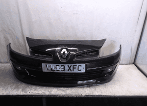 Zderzak przód przedni do renault clio iii 3 NV676 czarny halogeny 2