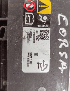 Moduł sensor airbag opel corsa e 13597092 2