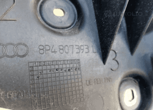 Ślizg zderzaka lewy tył tylny lewy moduł Audi A3 8P 8P4807393L 6
