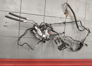 BMW 7 F01 F02 3.0D N57 BLOK ZAWORÓW DYNAMIC DRIVE PRZEWODY WĘŻE KPL ORYG 4