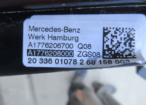 Wzmocnienie czołowe pas przedni przód mercedes a-klasa W177 A1776206700 A1776208000 2018- 17
