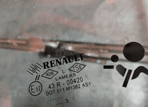 Szyba czołowa przód przednia renault megane iii 3 4