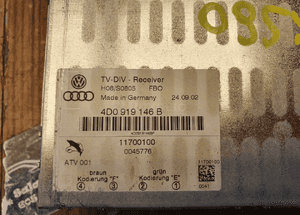 Modul Sterownik Komputer Tuner TV Odbiornik Audi A3 A4 A6 A8 4