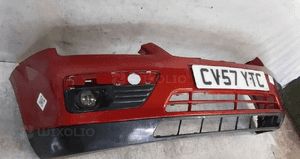 Zderzak przód przedni do ford focus MK2 ii halogeny A4 bordowy 4