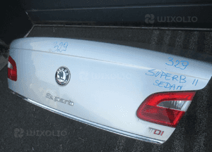 Szyba klapa bagażnika tylna tył skoda superb ii 2 sedan 9156 2008-2013 9
