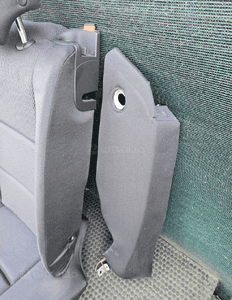 Fotele Fotel Kanapa Skladana Welur Czarny Soul Podlokietnik Audi A4 B6 Sedan Kombi Komplet 32