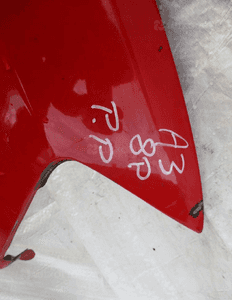 Błotnik prawy przedni audi A3 8P lift 3
