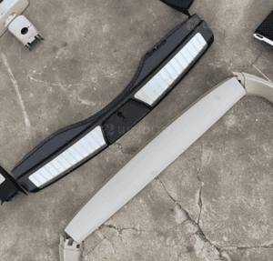 MERCEDES GL 164 listwa dekor plastik słupek czarny amg próg bagażnika uszczelka 4