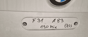 Bmw F31 klapa bagażnika tył tylna A83 130MIK 16