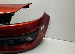 ^ ZDERZAK PRZÓD PRZEDNI RENAULT CLIO 3 III TEB76 BORDO BORDOWY HALOGENY 4