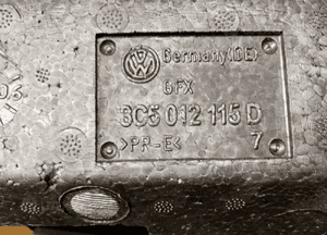 Wkład bagażnika klucz oryginał VW Passat B6 3C5012115D 5