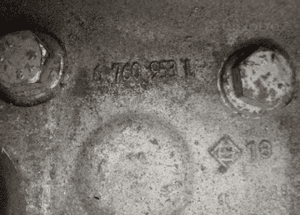 Zwrotnica lewy przód przednia lewa BMW E60 6760953 3.0D 5