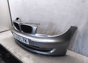 ^ ZDERZAK PRZÓD PRZEDNI BMW E87 LIFT FL SERIA 1 BLUE WATER BŁĘKITNY PDC CZUJNIKI HALOGENY 2
