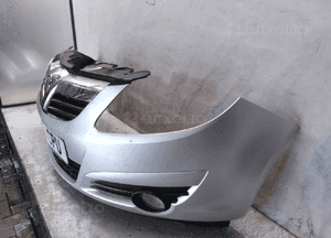 Zderzak przód przedni opel corsa d Z157 srebrny halogeny 3