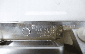 Mercedes vito W639 chrom listwa blenda klapy tył A6397431930 7