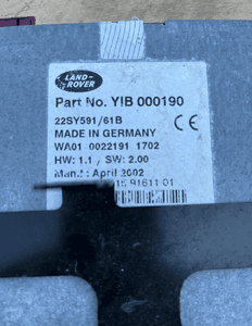 Czytnik nawigacja YIB000190 range rover L322 lm 3