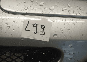 Zderzak przód przedni mercedes benz c klasa W203 744 srebrny halogeny 5