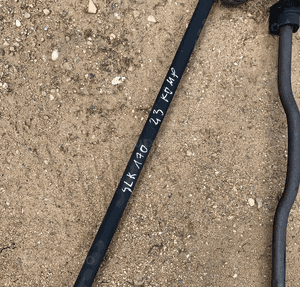 MERCEDES SLK 170 drażek reakcyjny przedni reakcja stabilizator łącznik 2