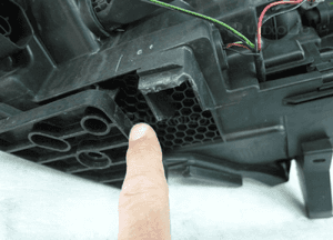 Nissan qashqai ii led lampa przednia prawa 6