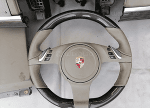 Fotele boczki deska kierownica panel tunel Porsche Cayenne 2 II Karbon 12