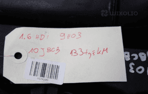 Silnik 1.6 HDI 9H03 10JBCB PEUGEOT CITROEN przebieg 133.000 km 5
