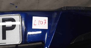 Zderzak przód przedni do opel astra h 3 iii Z21B granat granatowy halogeny 2