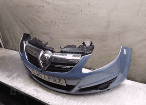 Zderzak przód przedni opel corsa d Z21C błękitny 2