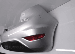 Zderzak tył tylny ford fiesta MK.7 7 vii moondust silver srebrny 2