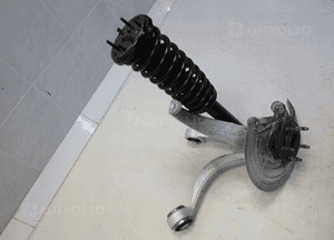 JAGUAR XF X250 MCPHERSON AMORTYZATOR ZWROTNICA LEWY PRZÓD PRZEDNIA 3