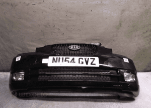 } ZDERZAK PRZÓD PRZEDNI DO KIA PICANTO Z1 CZARNY HALOGENY 1