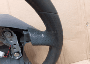 #KIEROWNICA MAZDA PREMACY 99-01r SZARA JASNA SKÓRA SKÓRZANA MULTI MULTIFUNKCJA (Lok. 256) 3