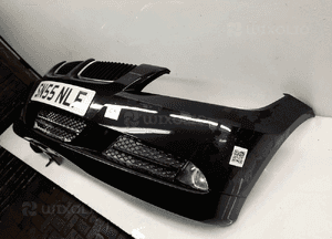 Zderzak przód przedni do bmw E90 E91 schwarz ii 2 czarny halogeny 3