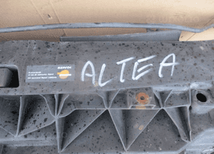 Pas przedni chłodnice kompelt seat altea 2.0 tdi 3