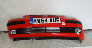 ^ ZDERZAK PRZÓD PRZEDNI DO HYUNDAI GETZ HALOGENY CZERWONY HL 1