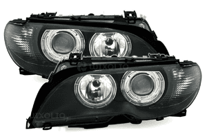 Lampy Reflektory BMW E46 Od 2003 Do 2006 COUPE CABRIO DEPO Nowoczesne RINGI 2