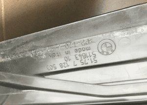 Osłona chłodnicy Bmw 3 E90 E91 51164310 3