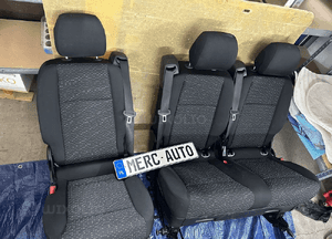 Mercedes 447 metris fotel comfort kanapa ławka  trójka 2+1 koziołek  kanapa EQV v klasa Vito 1