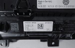 Licznik virtual zegary lcd vw polo taigo 2G0 7