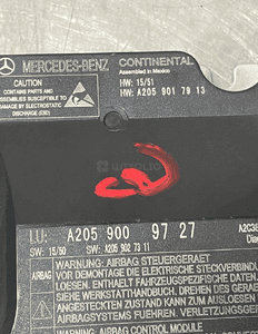 SENSOR PODUSZEK AIRBAG MERCEDES GLC W253 ORG FV 2