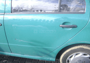 Skoda Fabia 1 I drzwi tyl tylne lewe 1