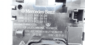 Mercedes s-klasa W223 2020- moduł ładowarka indukcyjna A2239000026 5